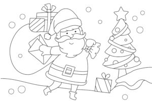Desenho de Natal Desenho Colorir Imprimir 108