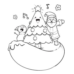 Desenho de Natal Desenho Colorir Imprimir 109
