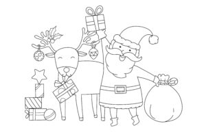 Desenho de Natal Desenho Colorir Imprimir 113