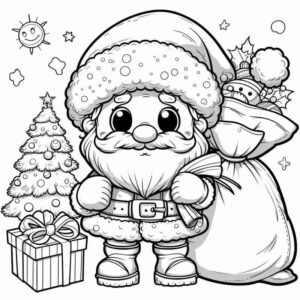 Desenho de Natal Desenho Colorir Imprimir 114