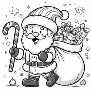 Desenho de Natal Desenho Colorir Imprimir 115