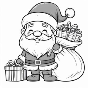 Desenho de Natal Desenho Colorir Imprimir 118