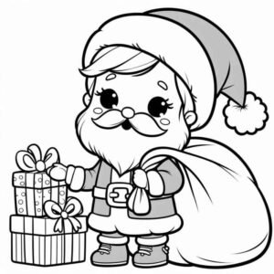 Desenho de Natal Desenho Colorir Imprimir 121