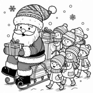 Desenho de Natal Desenho Colorir Imprimir 125