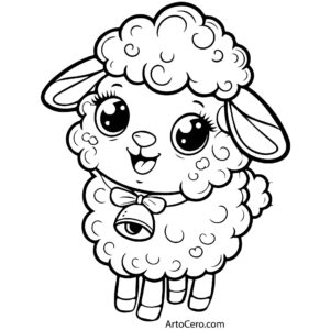 Desenho de Ovelha Desenho Colorir Imprimir 02