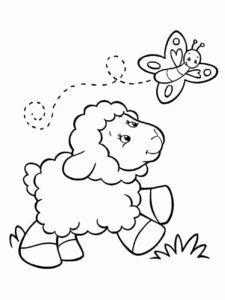 Desenho de Ovelha Desenho Colorir Imprimir 28