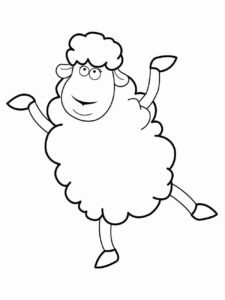 Desenho de Ovelha Desenho Colorir Imprimir 35