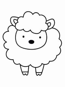 Desenho de Ovelha Desenho Colorir Imprimir 36