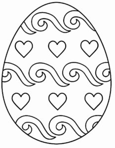 Desenho de Ovos De Pascoa Desenho Colorir Imprimir 04