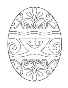 Desenho de Ovos De Pascoa Desenho Colorir Imprimir 10