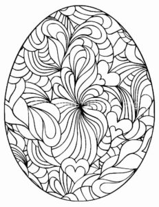 Desenho de Ovos De Pascoa Desenho Colorir Imprimir 12