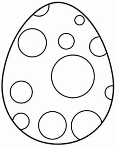 Desenho de Ovos De Pascoa Desenho Colorir Imprimir 13