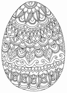 Desenho de Ovos De Pascoa Desenho Colorir Imprimir 14