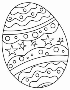Desenho de Ovos De Pascoa Desenho Colorir Imprimir 19