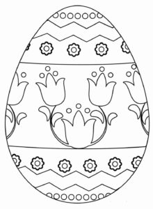 Desenho de Ovos De Pascoa Desenho Colorir Imprimir 20