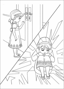 Desenho de Paginas Frozen Para Colorir Kids