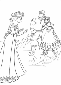 Desenho de Paginas Frozen Para Colorir Legal