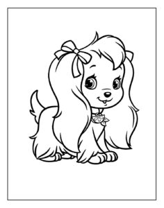 Desenho de Paginas Moranguinho Para Colorir Dog