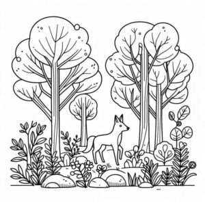 Desenho de Paisagens Desenho Colorir Imprimir 06