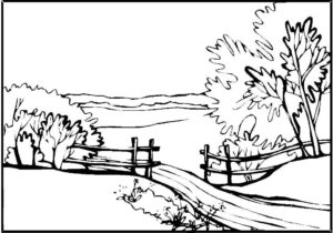 Desenho de Paisagens Desenho Colorir Imprimir 11