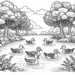 Desenho de Paisagens Desenho Colorir Imprimir 19