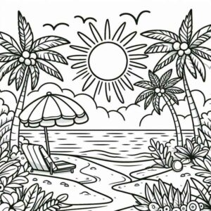 Desenho de Paisagens Desenho Colorir Imprimir 35