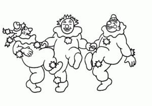 Desenho de Palhaço Desenho Colorir Imprimir 12