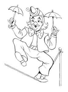 Desenho de Palhaço Desenho Colorir Imprimir 13