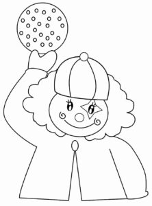 Desenho de Palhaço Desenho Colorir Imprimir 23