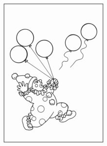Desenho de Palhaço Desenho Colorir Imprimir 26