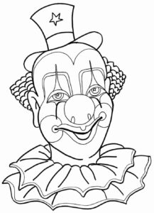 Desenho de Palhaço Desenho Colorir Imprimir 35