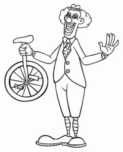 Desenho de Palhaço Desenho Colorir Imprimir 38