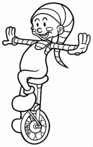 Desenho de Palhaço Desenho Colorir Imprimir 39