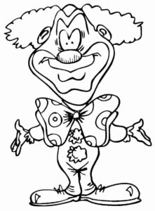 Desenho de Palhaço Desenho Colorir Imprimir 40