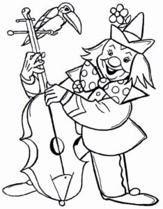 Desenho de Palhaço Desenho Colorir Imprimir 41