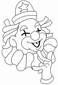 Desenho de Palhaço Desenho Colorir Imprimir 42