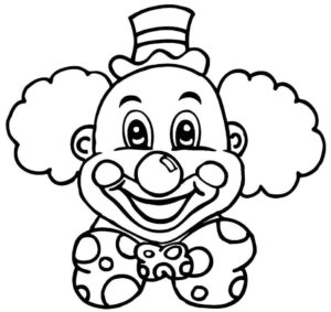 Desenho de Palhaço Desenho Colorir Imprimir 43