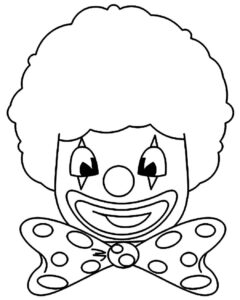 Desenho de Palhaço Desenho Colorir Imprimir 44