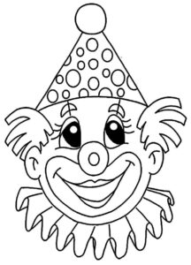 Desenho de Palhaço Desenho Colorir Imprimir 48