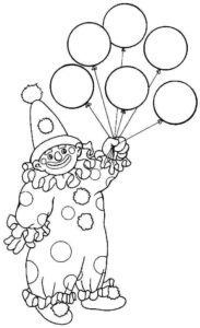 Desenho de Palhaço Desenho Colorir Imprimir 50