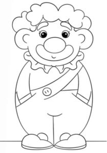 Desenho de Palhaço Desenho Colorir Imprimir 51