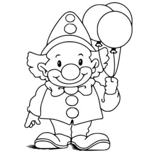 Desenho de Palhaço Desenho Colorir Imprimir 53
