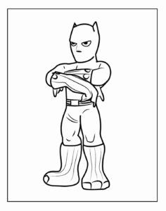 Desenho de Pantera Negra Desenho Colorir Imprimir 16