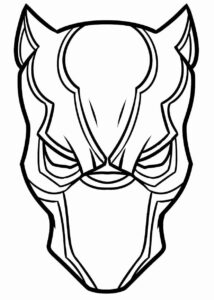 Desenho de Pantera Negra Desenho Colorir Imprimir 19
