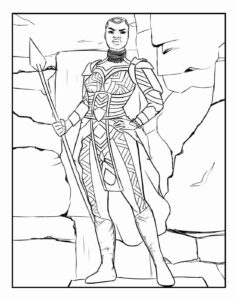 Desenho de Pantera Negra Desenho Colorir Imprimir 24