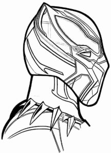 Desenho de Pantera Negra Desenho Colorir Imprimir 27