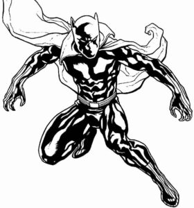 Desenho de Pantera Negra Desenho Colorir Imprimir 30