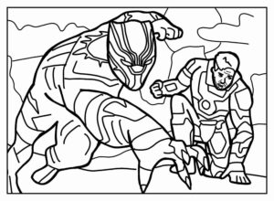 Desenho de Pantera Negra Desenho Colorir Imprimir 32