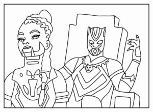Desenho de Pantera Negra Desenho Colorir Imprimir 35