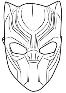 Desenho de Pantera Negra Desenho Colorir Imprimir 39